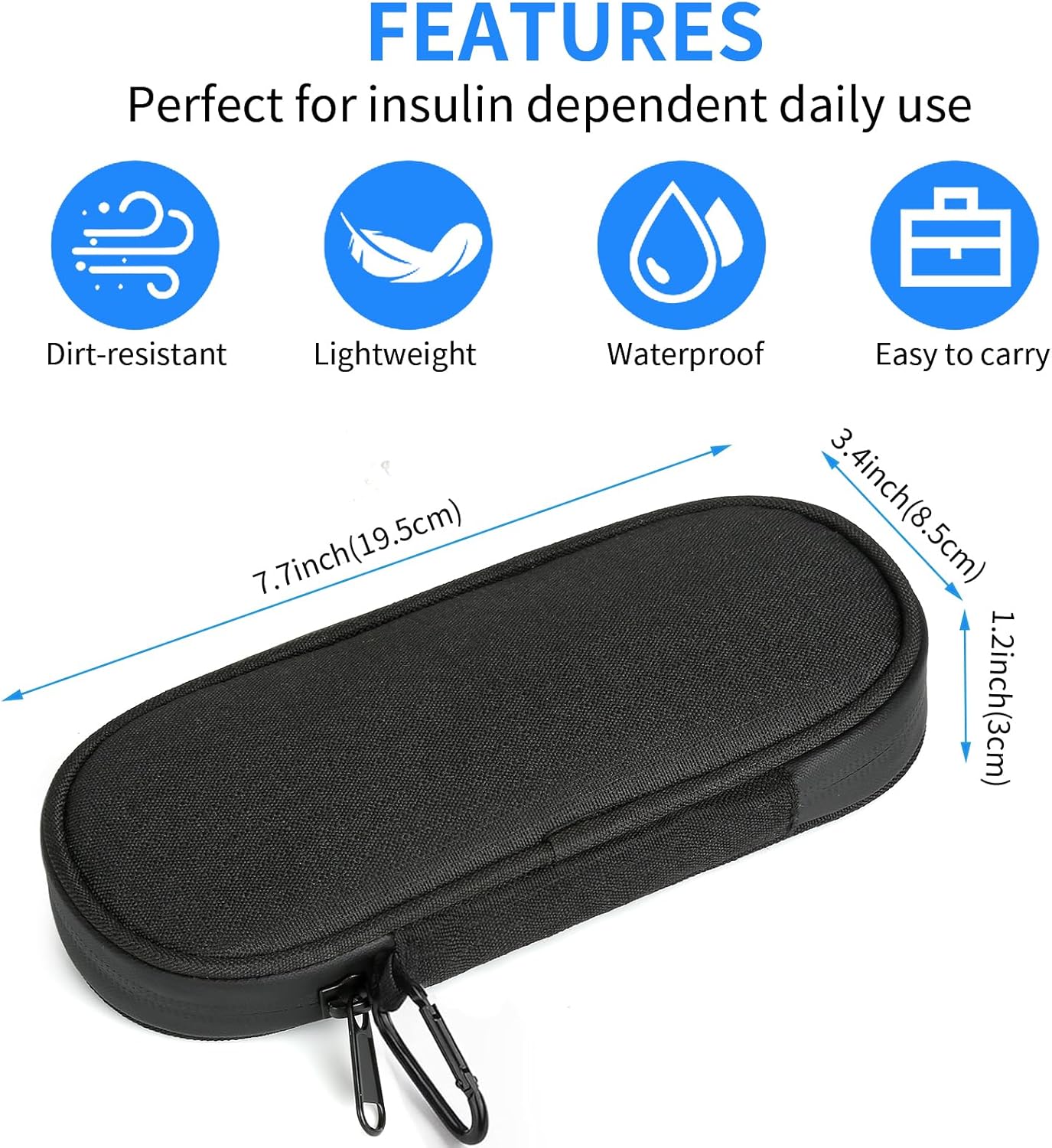Insulated Transport Case with 2 Ice Packs